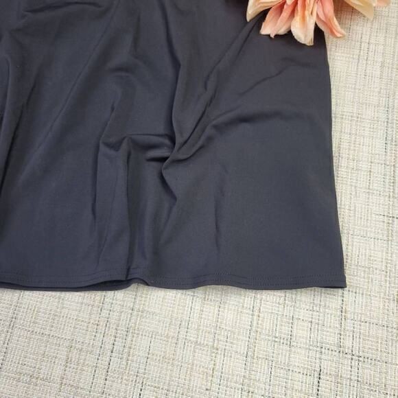 Lands End Women's Chlorine Resistant Swim Skirt Black Size 3X - Picture 2 of 6